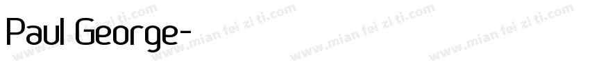 Paul George字体转换